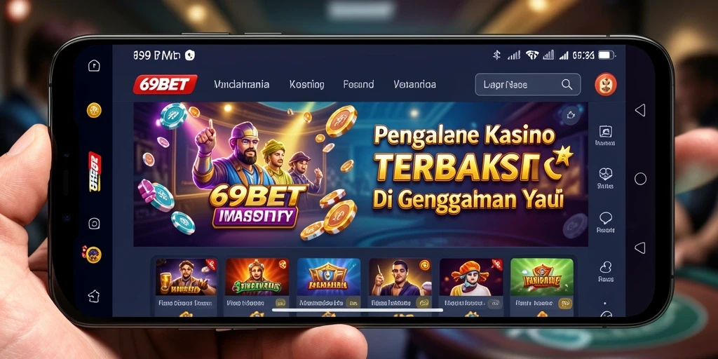 Screenshot utama 69BET yang menampilkan gameplay Kasino yang seru.