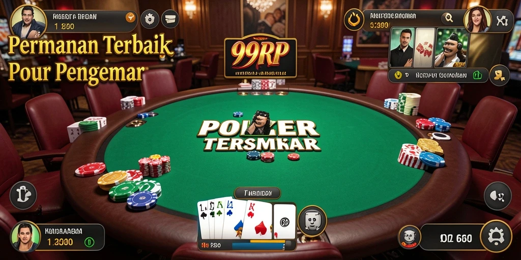 Tampilan screenshot 99RP menampilkan aksi Poker yang seru dan mendebarkan.