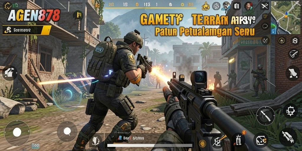 Gameplay seru dalam AGEN878 dengan aksi menegangkan.