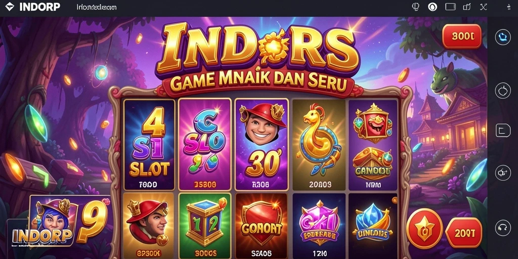 Tampilan gameplay Slot INDORP yang menarik dan mendebarkan.