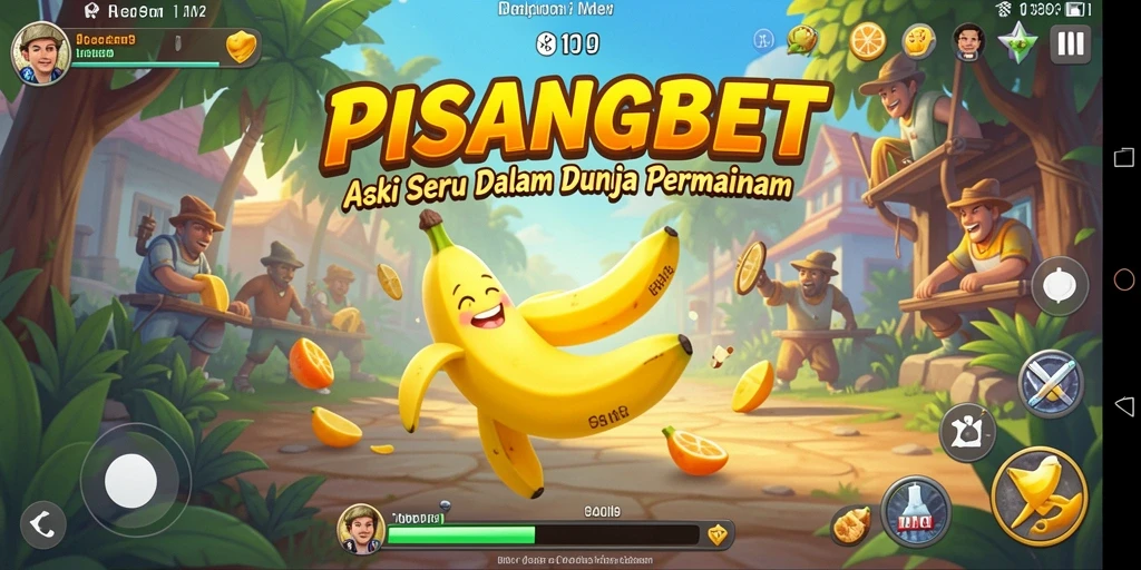 Tampilan seru dari gameplay PISANGBET saat bertarung.