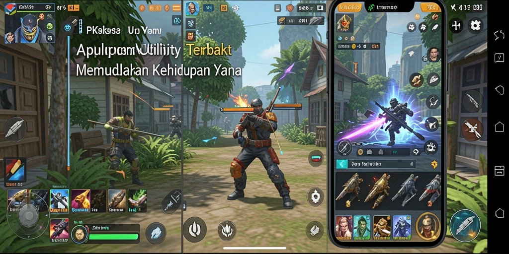 Screenshot utama PK95 menampilkan tampilan antarmuka aplikasi Utility yang efisien.