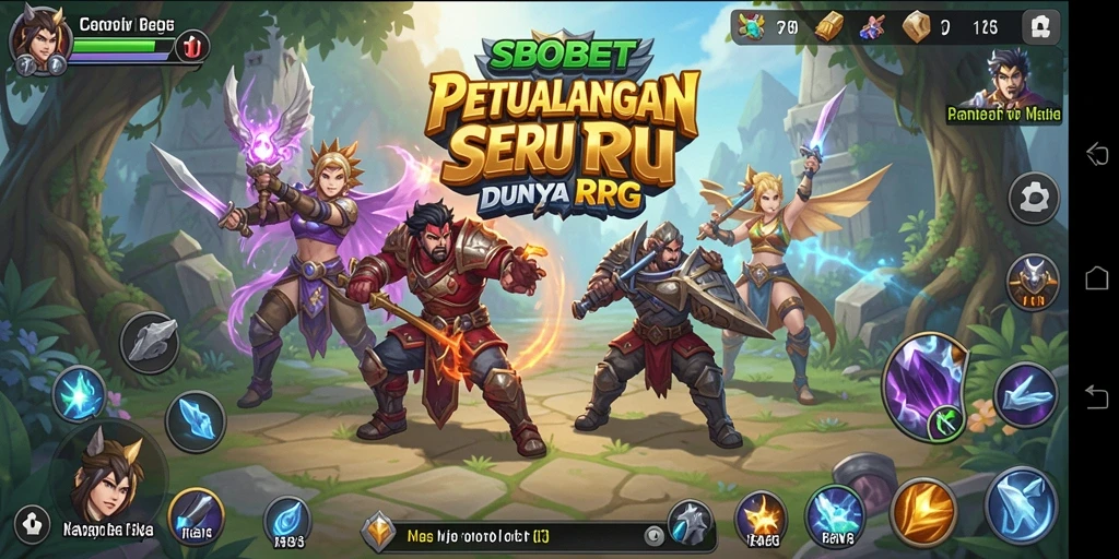 Tampilan gameplay RPG yang dinamis dan menawan dalam SBOBET.